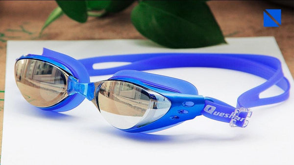 Lunettes de natation bleues accessoire piscine homme femme start-to-train S2T boutique shop meilleur prix