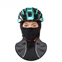 tenue cycliste femme cagoule cyclisme cache-cou cache-nez noir et gris avec casque vélo boutique équipement cycliste pas cher shop start-to-train 