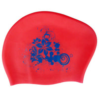 bonnet bain piscine natation aquabike aquagym bonnet piscine rouge cheveux longs femme dame shop start-to-train