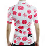 maillot cyclisme vélo femme motif rose dos boutique eshop start-to-train