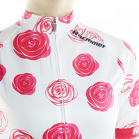 maillot cyclisme vélo femme motif rose poitrine boutique eshop start-to-train