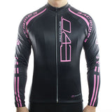 maillot original à manches longues base noire touches de rose boutique pas cher shop vélo cyclisme www.start-to-train.com