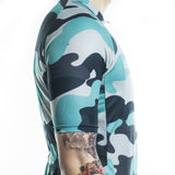 maillot manche courte homme original motif camouflage boutique pas cher tenue vélo cyclisme shop start-to-train