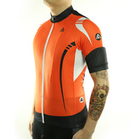 maillot vélo route orange tenue velo homme maillot été maillot manche courte VTT boutique start-to-train