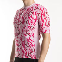 maillot cyclisme velo homme manches courtes été printemps tendance maillot original rose qualité cycling jersey équipe pro team Fit shop start-to-train
