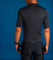maillot velo aero manche courte tenue cycliste homme équipe Pro Team Fit coupe ajustée cycling jersey noir qualité pas cher shop start-to-train